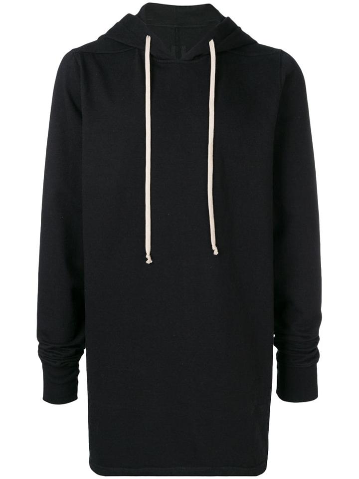 Rick Owens Drkshdw Oversized Hooded Sweatshirt - Black