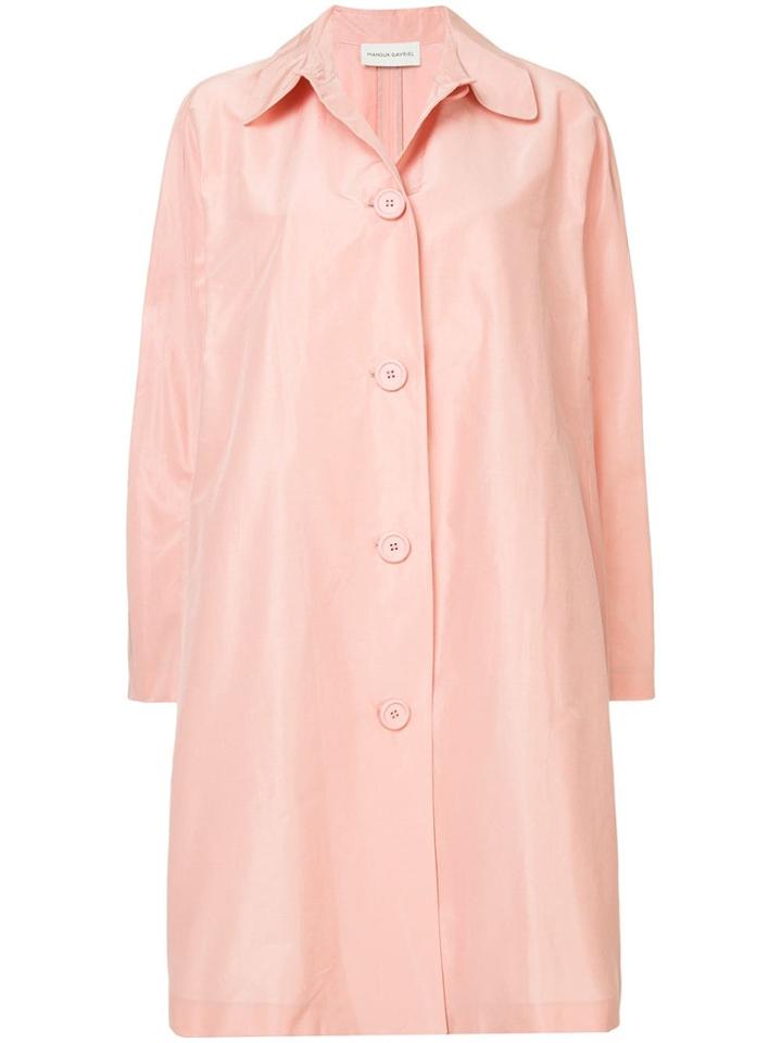 Mansur Gavriel Oversized Button Coat - Pink