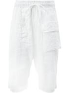 Lost & Found Ria Dunn Drop Crotch Shorts - White