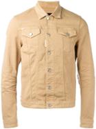 Dsquared2 Classic Denim Jacket, Men's, Size: 50, Brown, Cotton/spandex/elastane