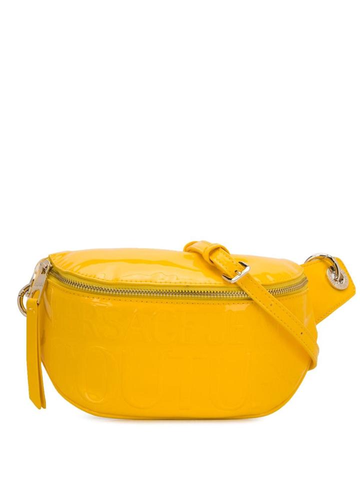 Versace Jeans Couture Embossed Logo Belt Bag - Yellow