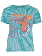 Hysteric Glamour Butterfly Girl Print T-shirt - Blue