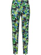 Prada Technical Floral Trousers - Green