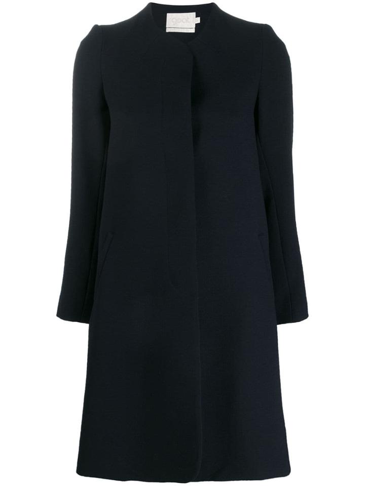 Goat Redgrave Single-breasted Coat - Blue