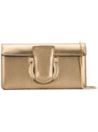 Salvatore Ferragamo Gancini Clutch Bag - Metallic