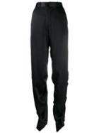 Y/project Ruffle Trim Trousers - Black