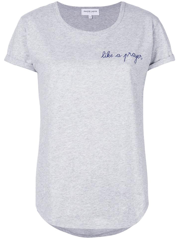 Maison Labiche Like A Prayer T-shirt - Grey