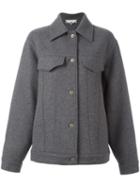 Stella Mccartney 'moony' Jacket, Women's, Size: 40, Grey, Cotton/polyamide/viscose/other Fibres