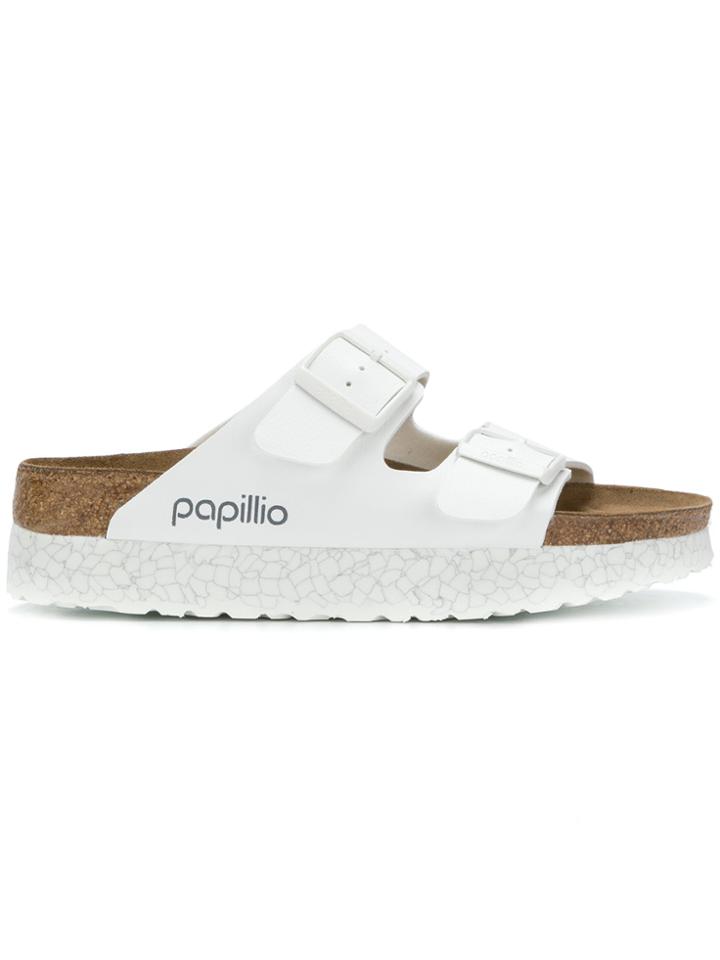 Birkenstock Marbled Sole Sandals - White