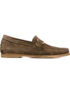 Henderson Baracco Buckled Loafers, Men's, Size: 41, Brown, Suede/rubber