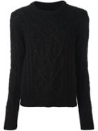 Isabel Marant - 'gayle' Jumper - Women - Polyamide/alpaca/merino - 36, Black, Polyamide/alpaca/merino