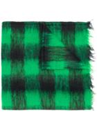Mp Massimo Piombo Check Print Scarf - Red