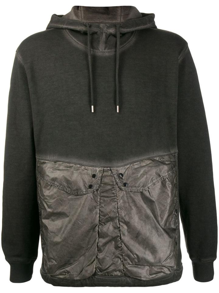 Cp Company Tonal Panel Hoodie - Neutrals