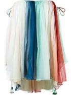 Chloé Kaleidoscopic Striped Off-the-shoulder Blouse