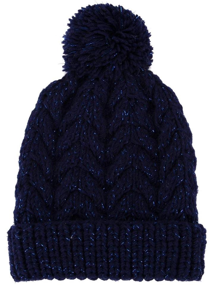 7ii 'mount Blanc' Beanie, Women's, Blue, Wool