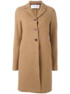 Harris Wharf London Single Breasted Coat, Women's, Size: 42, Nude/neutrals, Alpaca