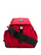 Moncler Logo Backpack - Red