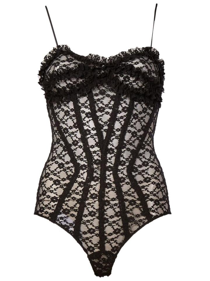 Faith Connexion Floral Lace Ruffled Body