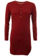 Ann Demeulemeester Long T-shirt, Men's, Size: Medium, Red, Wool