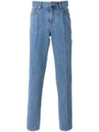 Plac - Side Stripe Detail Jeans - Men - Cotton - 34, Blue, Cotton