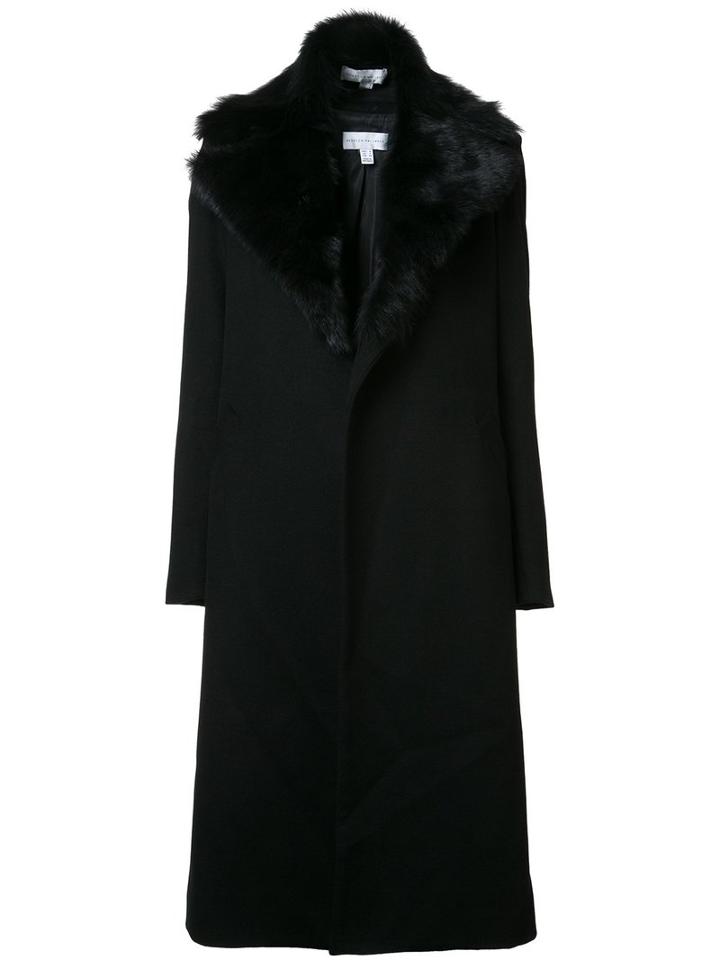 Rebecca Vallance The Wolfe Coat, Women's, Size: 10, Black, Sheep Skin/shearling/wool