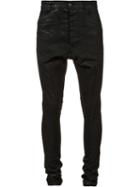 Julius Drop-crotch Super Skinny Jeans, Men's, Size: 1, Black, Cotton/polyester/polyurethane