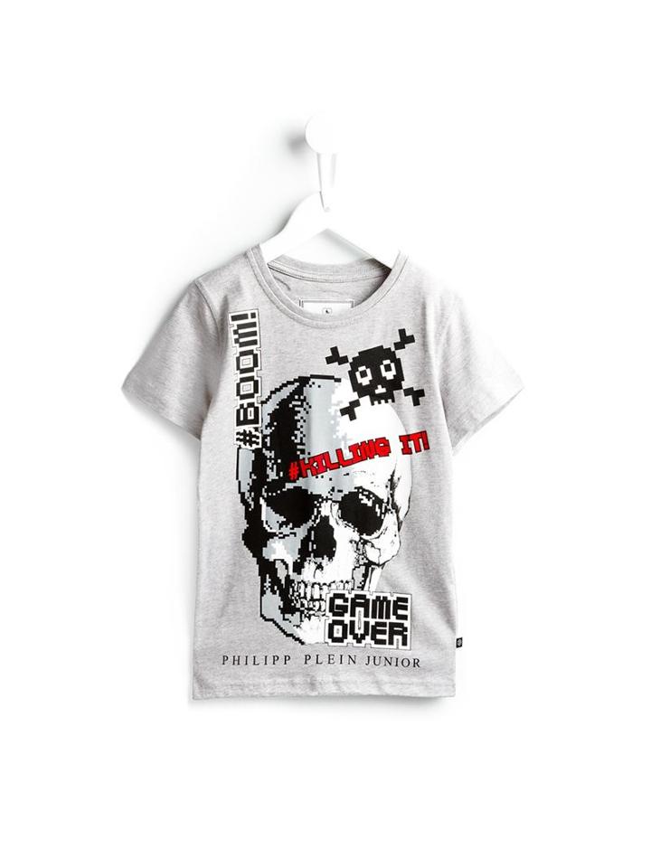 Philipp Plein Kids 'round Round' T-shirt