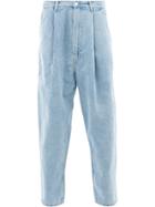 Hed Mayner High Rise Loose Fit Jeans - Blue