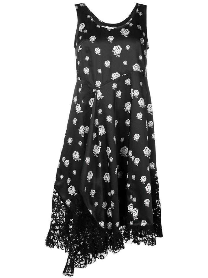 Kenzo Floral Day Dress - Black