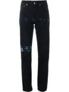 Blackyoto Tie Dye Detail Jeans, Women's, Size: 28, Black, Cotton