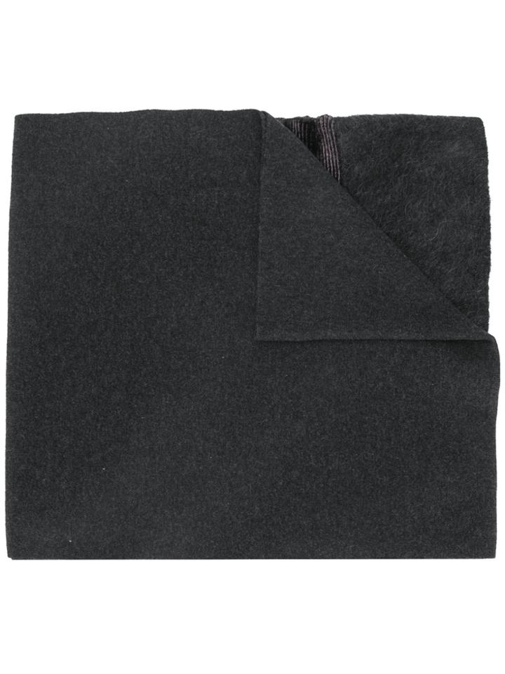 D.exterior Panelled Scarf - Grey