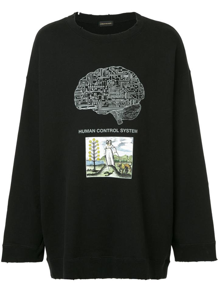 Undercover Human Control System Sweatshirt - Black