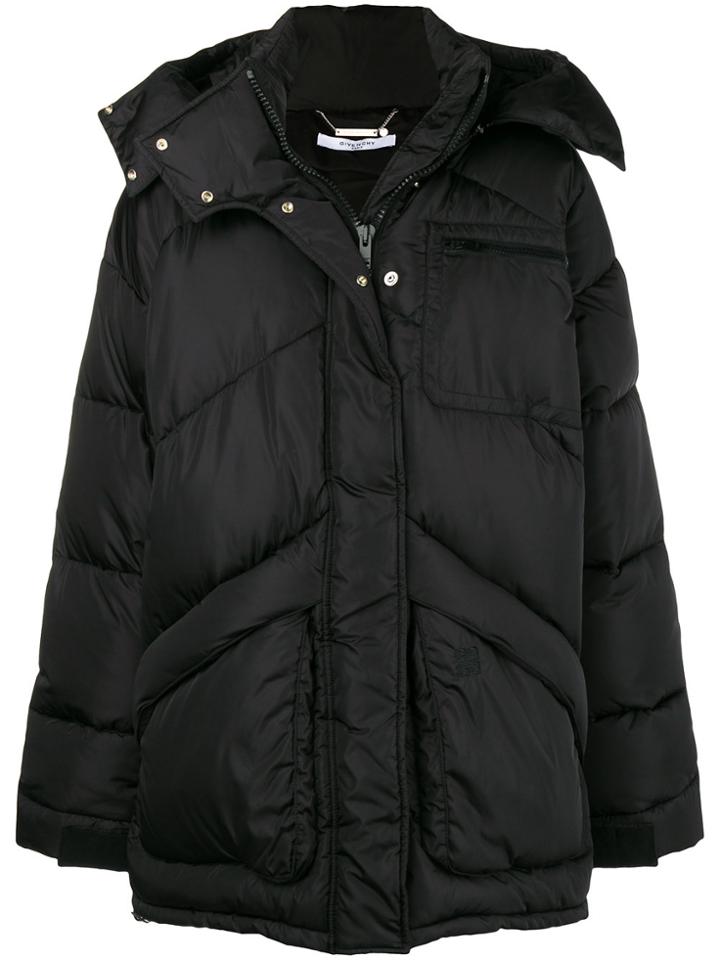Givenchy Oversized Padded Coat - Black