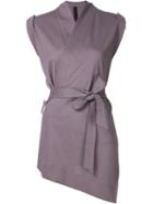 Forme D'expression Kimono Sleeveless Cardigan, Women's, Size: 42, Pink/purple, Cotton/linen/flax