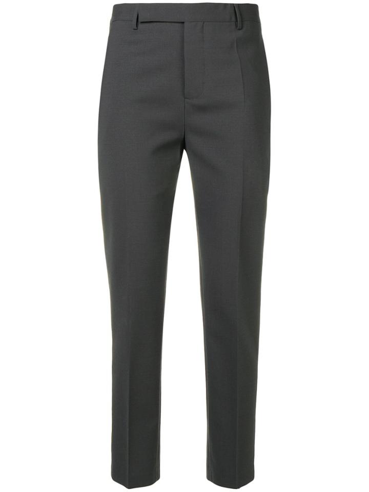 Rick Owens Slim Fit Tailored Trousers - Grey
