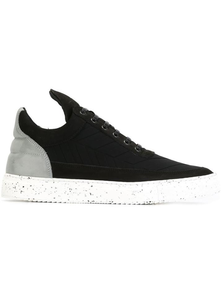 Filling Pieces Contrast Heel Counter Sneakers