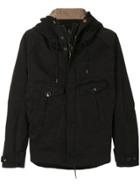 Ten-c Hooded Coat - Black