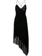 Givenchy Cascading-fringe Dress - Black