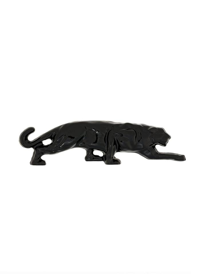 Krizia Vintage Chetaah Broche - Black