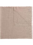 Faliero Sarti Frayed Edge Scarf - Nude & Neutrals