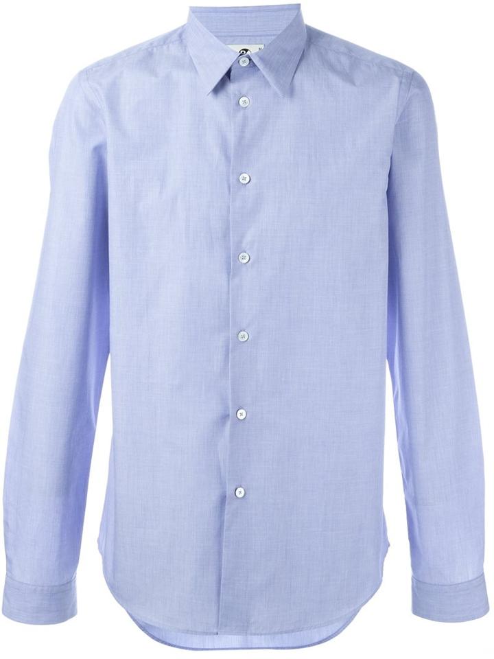 Ps By Paul Smith Classic Shirt, Men's, Size: Small, Blue, Cotton