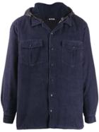 U.p.w.w. Hooded Corduroy Jacket - Blue