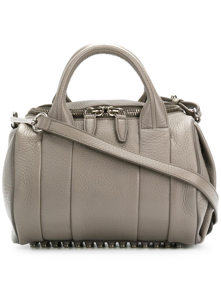 Alexander Wang Rockie Bag With Studded Base - Grey