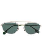 Burberry Eyewear Oval Sunglasses - Silver