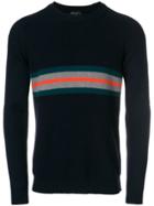 Roberto Collina Banded Knit Sweater - Blue