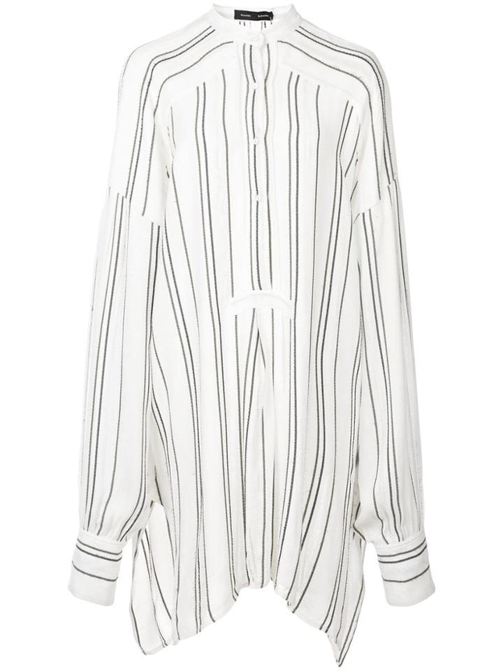 Proenza Schouler Crepe Striped Shirt - White