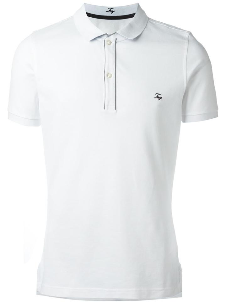 Fay Classic Polo Shirt, Men's, Size: Xxxl, White, Cotton/spandex/elastane