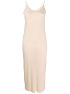 Rick Owens Lilies Jersey Midi Dress - Neutrals