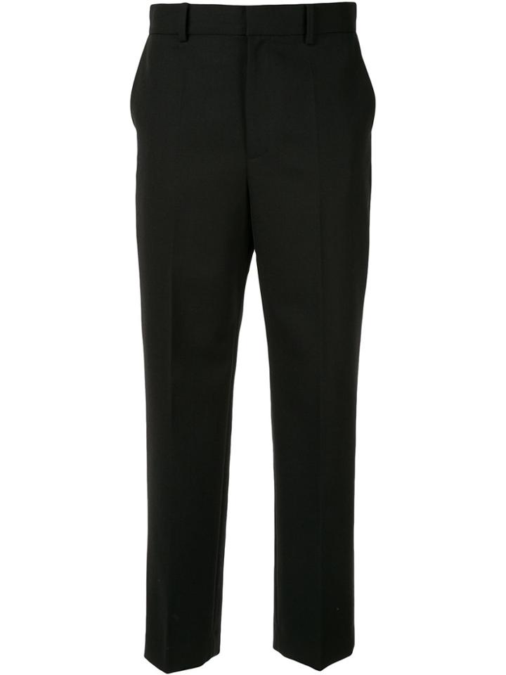 Irene Relaxed Tapered Trousers - Black