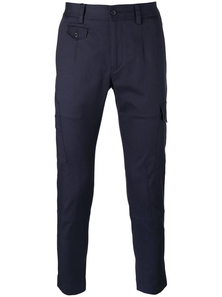 Dolce & Gabbana - Classic Chinos - Men - Cotton/spandex/elastane - 52, Blue, Cotton/spandex/elastane